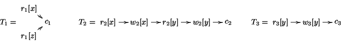 \begin{displaymath}T_{1} = \vcenter{\xymatrix @-1.7pc {
*+{r_{1}[x]}\ar[dr] & &...
...x @-1pc {*+{r_{3}[y]}\ar[r] & *+{w_{3}[y]}\ar[r] & *+{c_{3}}}
\end{displaymath}
